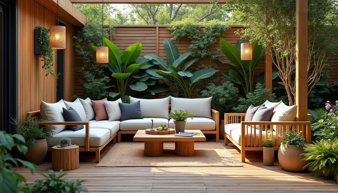 découvrez des conseils pratiques et des idées écoresponsables pour aménager un salon extérieur écologique, confortable et respectueux de l’environnement. optez pour des matériaux durables, des plantes locales et adoptez des astuces pour réduire votre impact écologique tout en profitant de votre espace extérieur.