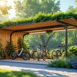découvrez comment construire un abri vélo écologique, durable et respectueux de l'environnement grâce à des matériaux naturels et des conseils pratiques pour protéger vos vélos tout en réduisant votre impact écologique.