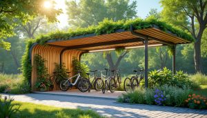 découvrez comment construire un abri vélo écologique, durable et respectueux de l'environnement grâce à des matériaux naturels et des conseils pratiques pour protéger vos vélos tout en réduisant votre impact écologique.