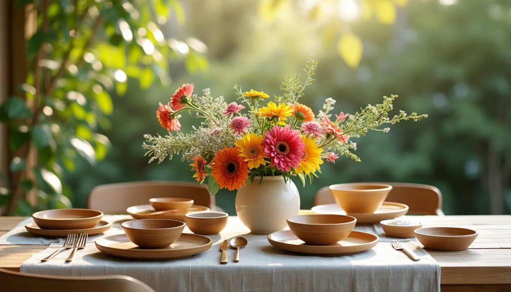 découvrez comment sublimer vos repas tout en respectant l’environnement grâce à l’art de table durable en bambou et céramique. adoptez des choix élégants, écologiques et responsables pour une décoration conviviale et authentique.