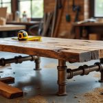 apprenez à fabriquer une table basse unique et écologique en utilisant des matériaux recyclés. un guide pas à pas pour un meuble durable et design.