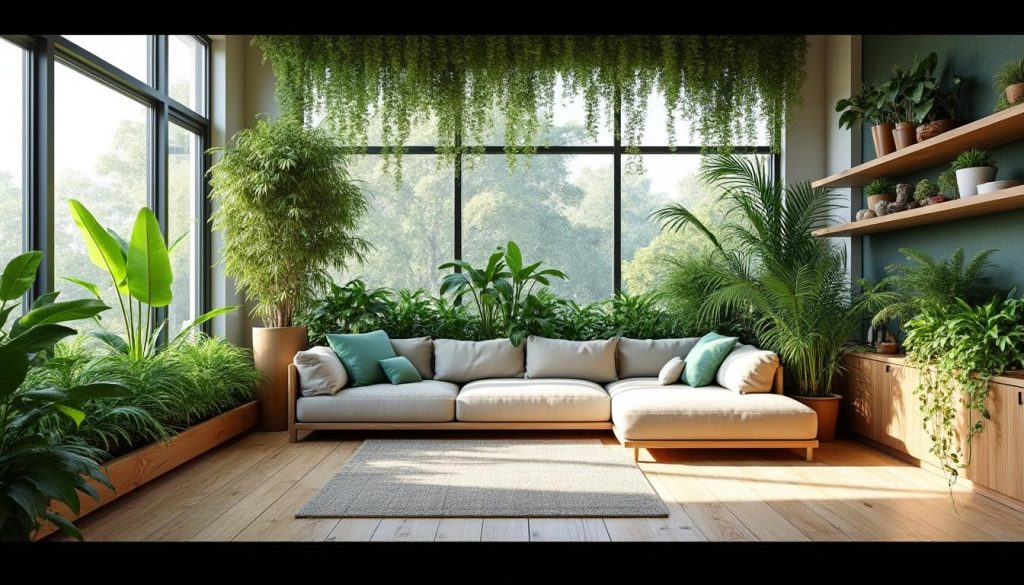découvrez comment intégrer des plantes dans votre intérieur écoresponsable pour un espace sain, naturel et respectueux de l'environnement.