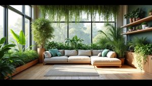 découvrez comment intégrer des plantes dans votre intérieur écoresponsable pour un espace sain, naturel et respectueux de l'environnement.