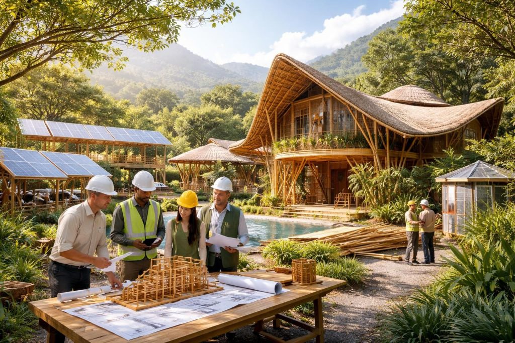 découvrez comment les entreprises spécialisées en éco-construction utilisent le bambou et intègrent des stratégies durables conformes aux normes hqe et bbc pour des bâtiments écologiques et performants.